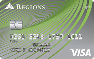 Regions Life Visa® Credit Card